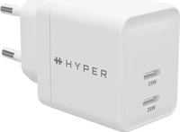 Hyper HJG35EU, Targus Hyper Netzteil Juice GaN 35W 2x USB-C weiss