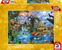 Schmidt 58866, Schmidt Spiele Panorama der Tierwelt (1000 Teile)