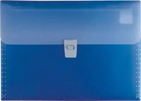 Brunnen 102024030, BRUNNEN F&auml;chermappe FACT!pp 10 F&auml;cher blau
