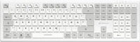 Sharkoon OfficePal K30W DE Layout Rubberdome wei&szlig;