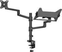 goobay 74417, goobay Laptop-Monitor-Halterung Deluxe 74417 schwarz f&uuml;r 1 Monitor und