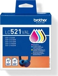 Brother LC521VAL, Brother Patrone LC-521VAL Farbtintenset