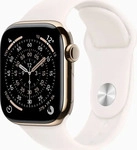 Apple MF8W4ZR/A, Apple Watch S11 Titan Gold Cellular 42mm (Sportarmband blassrosa)