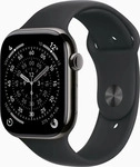 Apple MFD24ZR/A, Apple Watch S11 2025 Titan Schiefer Cellular 46mm (Sportarmband