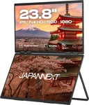 JAPANNEXT JN-DMD-IPS238F-C4, 23,8" (60,47cm) JAPANNEXT JN-DMD-IPS238F-C4 schwarz 2x