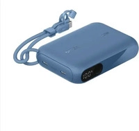 Belkin BPB027HQBL, BELKIN BOOSTCHARGE POWER DELIVERY MIT DISPLAY 10.000MAH 20 W BLAU