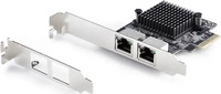 Startech PR25GR-NETWORK-CARD, STARTECH 2-PORT NETWORK CARD TAA 10/100M/1G/2.5G/5G