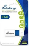 MediaRange MR971, 8 GB MediaRange MR971 weiss/blau USB 2.0