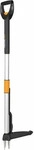 Fiskars 1020125, Fiskars SmartFit Teleskop-Unkrautstecher (schwarz/orange)