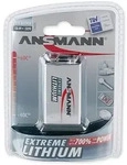 ANSMANN 5021023, ANSMANN Extreme Lithium 6LR61 Lithium E Block Batterie 9.0 V 1er