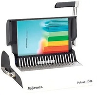 Fellowes 5627601, Fellowes Plastikbindeger&auml;t Pulsar +300, wei&szlig;/silber