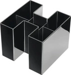 HAN 17455-13, HAN Stiftehalter BRAVO schwarz Kunststoff 5 F&auml;cher 10,9 x 10,9 x...