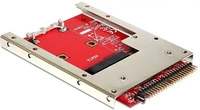 Delock 62495, Delock IDE 44-Pin auf mSATA Adapter Adapter f&uuml;r 2,5" SSDs (62495)
