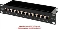 Digitus DN-91608S, Digitus Patchfeld 10" Zoll DN-91608S 8 Port geschirmt Cat. 6
