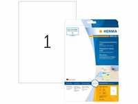 Herma 4375, Herma 4375 Folie Transparent-Etiketten 21.0x29.7 cm (25 Blatt (25
