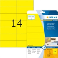 Herma 5058, Herma 5058 gelb Universal-Etiketten 10.5x4.23 cm (20 Blatt (280