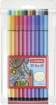 Stabilo 6820/PL, STABILO Pen 68 Filzstifte farbsortiert, 20 St. 6820/PL