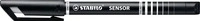 Stabilo 189/46, STABILO sensor 189 Fineliner schwarz 0,3 mm, 1 St.