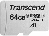 Transcend TS64GUSD300S, 64GB Transcend microSD Card SDXC USD300S (ohne...