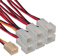 InLine 33436, InLine 3-pin-Molex Buchse auf 6x 3-pin Molex Stecker Adapterkabel f&uuml;r
