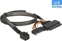 Delock 84819, Kabel Delock SFF-8643 -> U.2 SFF-8639 + SATA 15Pin 0.50m