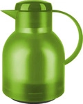 Emsa 505763, Emsa SAMBA Isolierkanne, 1 Liter (hellgr&uuml;n/transparent, QUICK PRESS