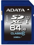 ADATA ASDX64GUICL10-R, 64 GB ADATA UHS-I SDXC Class 10 Retail
