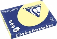 Clairefontaine 1884PC, Clairefontaine Kopierpapier Troph&eacute;e gelb DIN A3 80 g/qm...