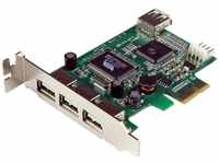 Startech PEXUSB4DP, Startech PEXUSB4DP 4 Port PCIe x1 Low Profile retail, Art#