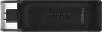 Kingston DT70/128GB, 128 GB Kingston DataTraveler 70 schwarz USB-C 3.0