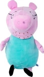 Simba 109261005, Simba-Dickie Peppa Wutz Papa Wutz (rosa/t&uuml;rkis, 37 cm)