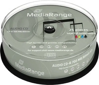 MediaRange MR224, MediaRange CD-R 700MB 52x IW SP(25) CD-R, Kapazit&auml;t: 700MB...