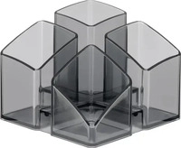 HAN 17450-24, HAN Stiftehalter SCALA grau-transparent Polystyrol 4 F&auml;cher 12,5 x