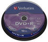 Verbatim 43498, Verbatim DVD+R 4.7 GB 10er Spindel (43498), Art# 7724272