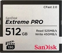 SanDisk SDCFSP-512G-G46D, 512 GB SanDisk Extreme Pro CFast TypII Retail