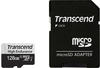 Transcend TS128GUSD350V, 128GB Transcend 350V R100/W45 microSDXC Kit, UHS-I U1,...