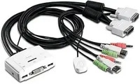 Trendnet TK-214I, Trendnet TK-214I 2-fach Kabel KVM-Switch