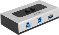 Delock 87667, Delock Switch 2-port USB 3.0 manuell bidirektional