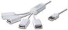 Digitus DA-70216, Digitus DA-70216 4-port USB 2.0 extern ohne Netzteil weiss,...