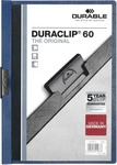 Durable 220907, DURABLE 25 Klemmhefter DURACLIP dunkelblau (220907)