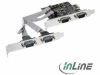 InLine 76623C, InLine 76623C 4 Port PCIe x1 zweites Slotblech retail, Art#...