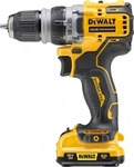 DeWalt DCD703L2T-QW, Dewalt Akku-Bohrschrauber DCD703L2T, 12Volt (gelb/schwarz, 2x