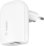 Belkin WCB007VFWH, BELKIN 32W DUAL CHARGER 25W USB, Art# 9038903 Belkin WCB007VFWH, BELKIN 32W DUAL CHARGER 25W USB, Art# 9038903