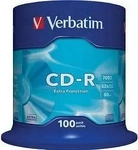 Verbatim 043411, Verbatim CD-R 700MB 100pcs Pack 52x Spindel retail