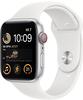 Apple MNQ23FD/A, Apple Watch SE Alu 44mm Silver (Sportband White) LTE, Art# 9074079