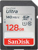 SanDisk SDSDUNB-128G-GN6IN, 128GB SanDisk SDXC ULTRA 140MB/s Class 10 UHS-I,...