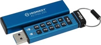 Kingston IKKP200/16GB, 16 GB Kingston IronKey Keypad 200 blau USB 3.0