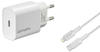 4smarts 465591, 1.50m 4smarts Schnelllade-Set 20W Lightning Kabel für iPhone...