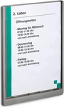 Durable 4867-37, Durable T&uuml;rschild CLICK SIGN DIN A4 graphit