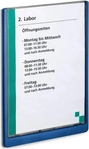 Durable 486707, DURABLE T&uuml;rschild CLICK SIGN Kunststoff blau DIN A4